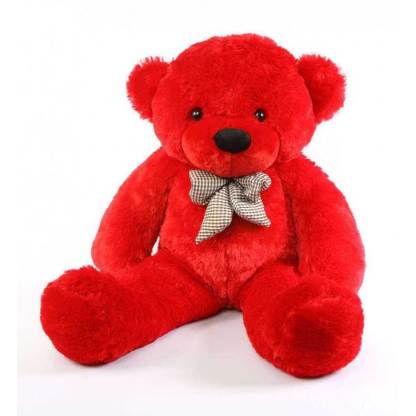 Red 3.5 Feet Bow Teddy Bear
